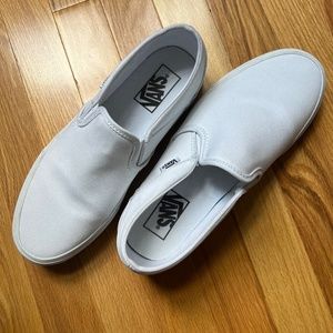 Vans Classic White Slip-On Sneakers